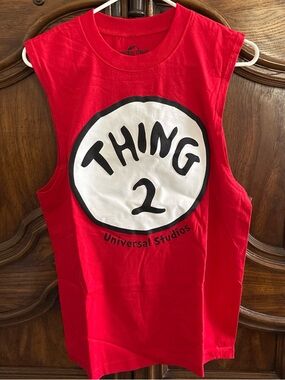NWT universal studios thing 2 sleeveless mens tshirt size M